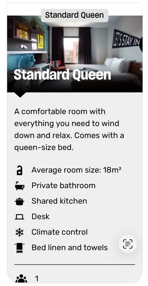 Image accompanying room listing